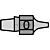 Насадка для выпайки и удаления припоя Weller DX 110 (10 штук) с эксцентриком