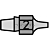 Насадка для выпайки и удаления припоя Weller DX 112 (10 штук) с эксцентриком