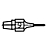 Насадка для выпайки и удаления припоя Weller DX 119 (10 штук) с эксцентриком