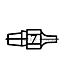 Насадка для выпайки и удаления припоя Weller DX 117 (10 штук) с эксцентриком
